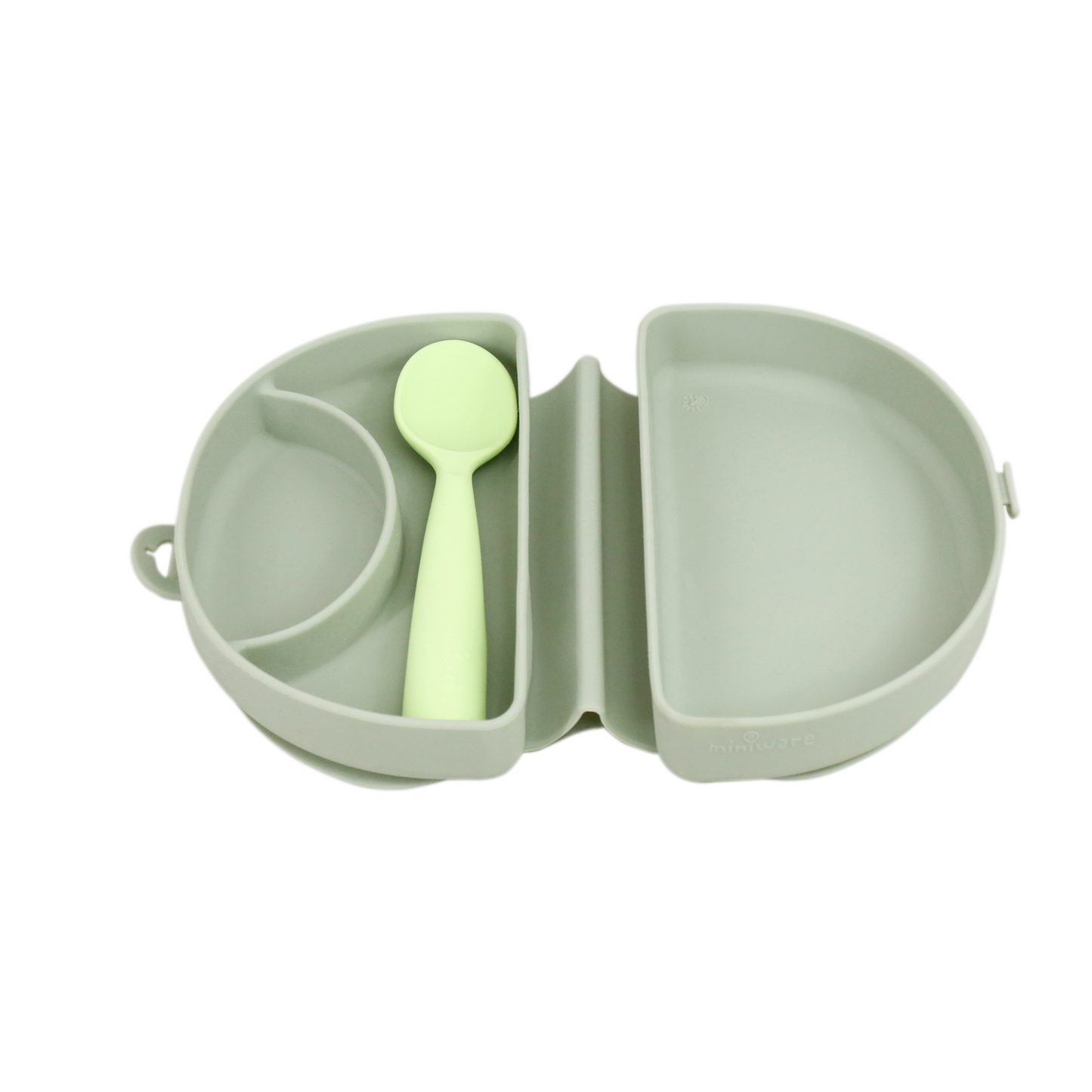 Fold & Scoop - Teller + Löffel (Sage/Keylime)