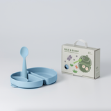Fold & Scoop - Teller + Löffel (Chicory/Chicory)