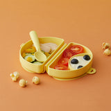 Fold & Scoop - Teller + Löffel (Custard/Custard)