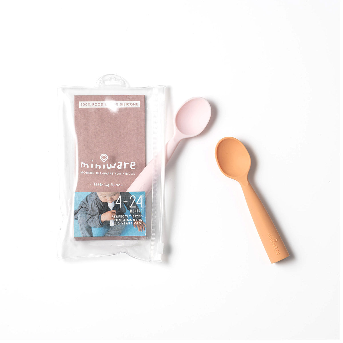 Training Spoon Set (Grey/Cotton Candy)