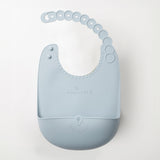 Roll & Lock Silikon Lätzchen (Chicory)