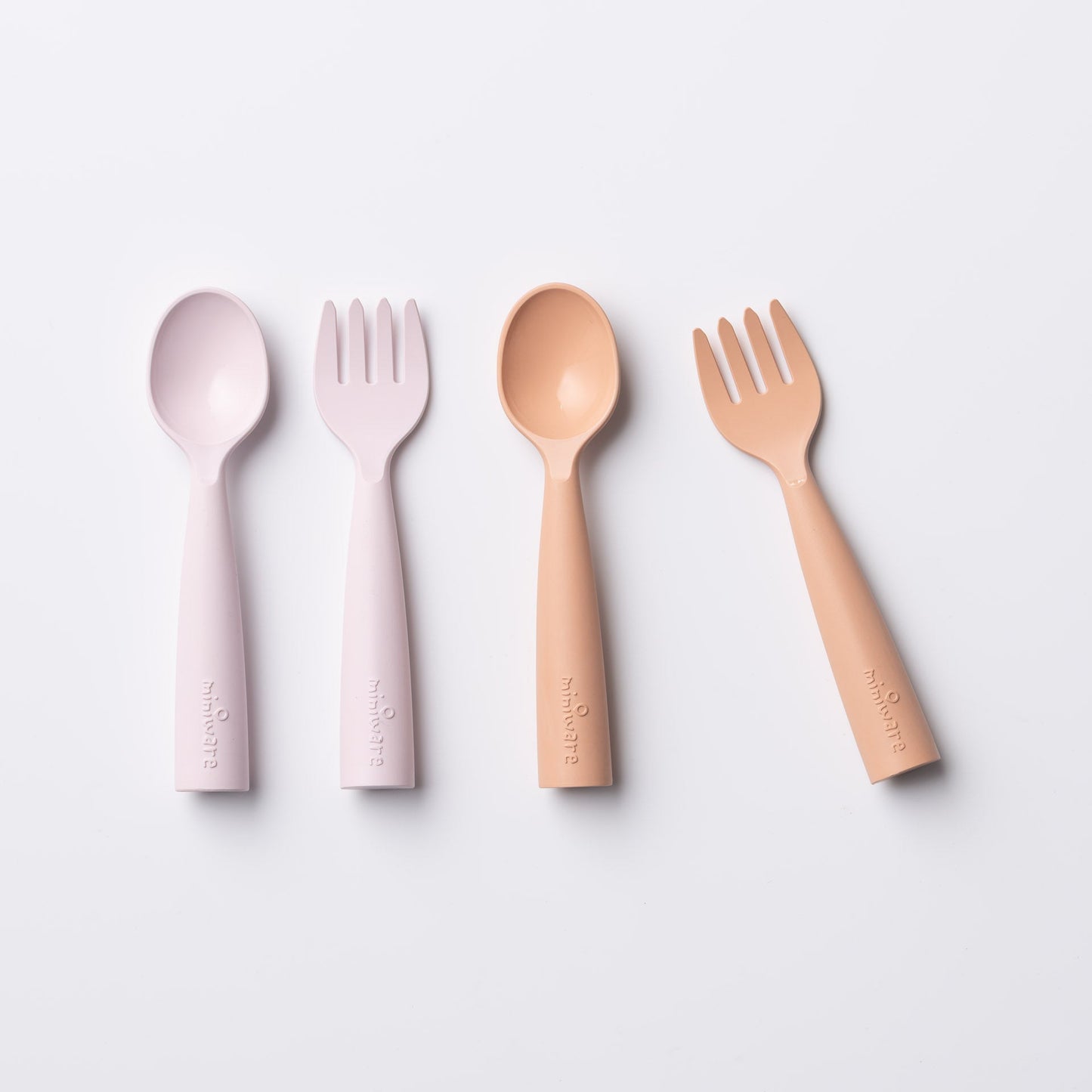 Mina första bestick 2-pack (Cotton Candy/Toffee)