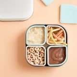 GrowBento Lunch Set (Chrome/Peach)