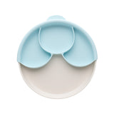 Healthy Meal Set - Divider Plate (Vanilla/Aqua)