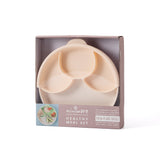 Healthy Meal Set - Divider Plate (Vanilla/Peach)
