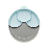 Healthy Meal Set - Divider Plate (Grey/Aqua)
