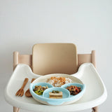 Healthy Meal Set - Divider Plate (Vanilla/Aqua)