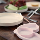 Healthy Meal Set - Divider Plate (Vanilla/Peach)
