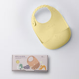 Roll & Lock Silikon Lätzchen (Custard)