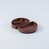 Silifold vikbar tallrik (Chestnut)
