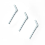 Silicone Straw 3 Pack Set (Aqua)