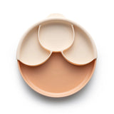 Healthy Meal Set barntallrik (Toffee/Peach)