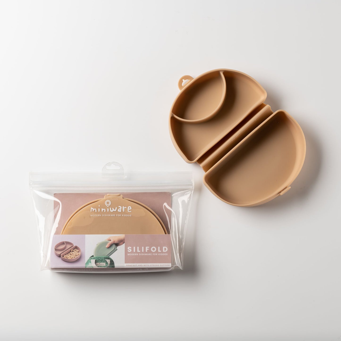 Silifold - kompaktes Mahlzeiten-Set (Almond Butter)
