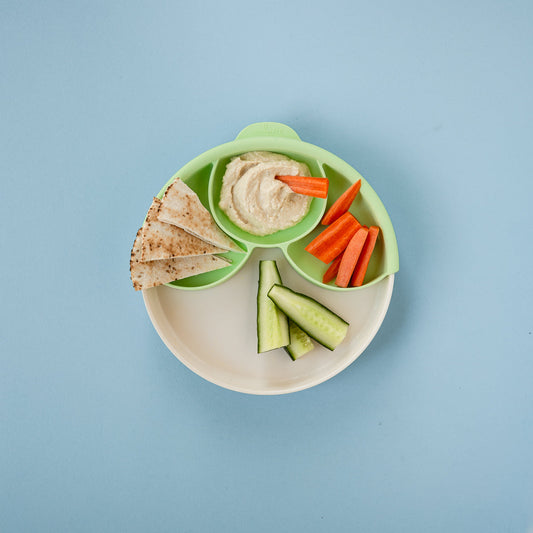 Healthy Meal Set barntallrik (Vanilla/Keylime)